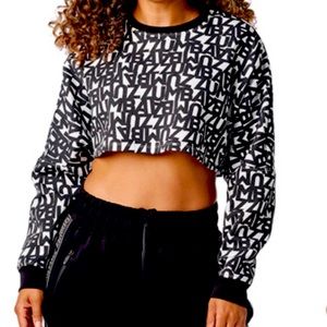NWT Zumba cropped sweatshirt